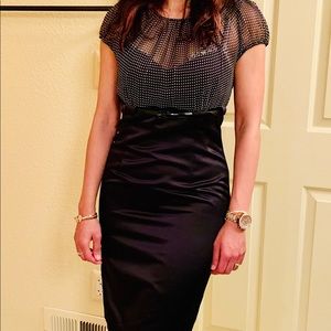 Tahari silk dress. Gently worn like New! Size 4.